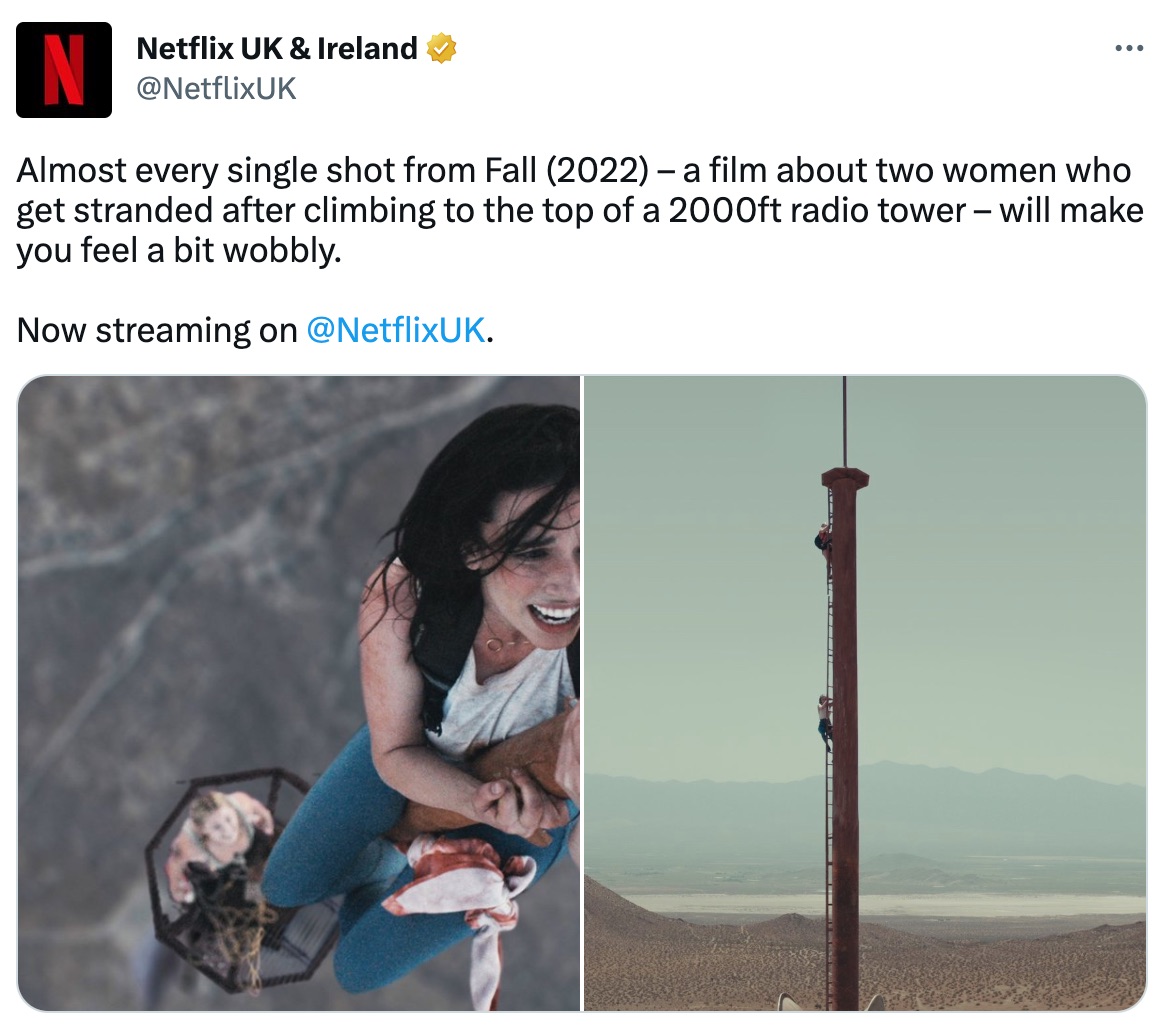 Fall film Netflix - quando esce