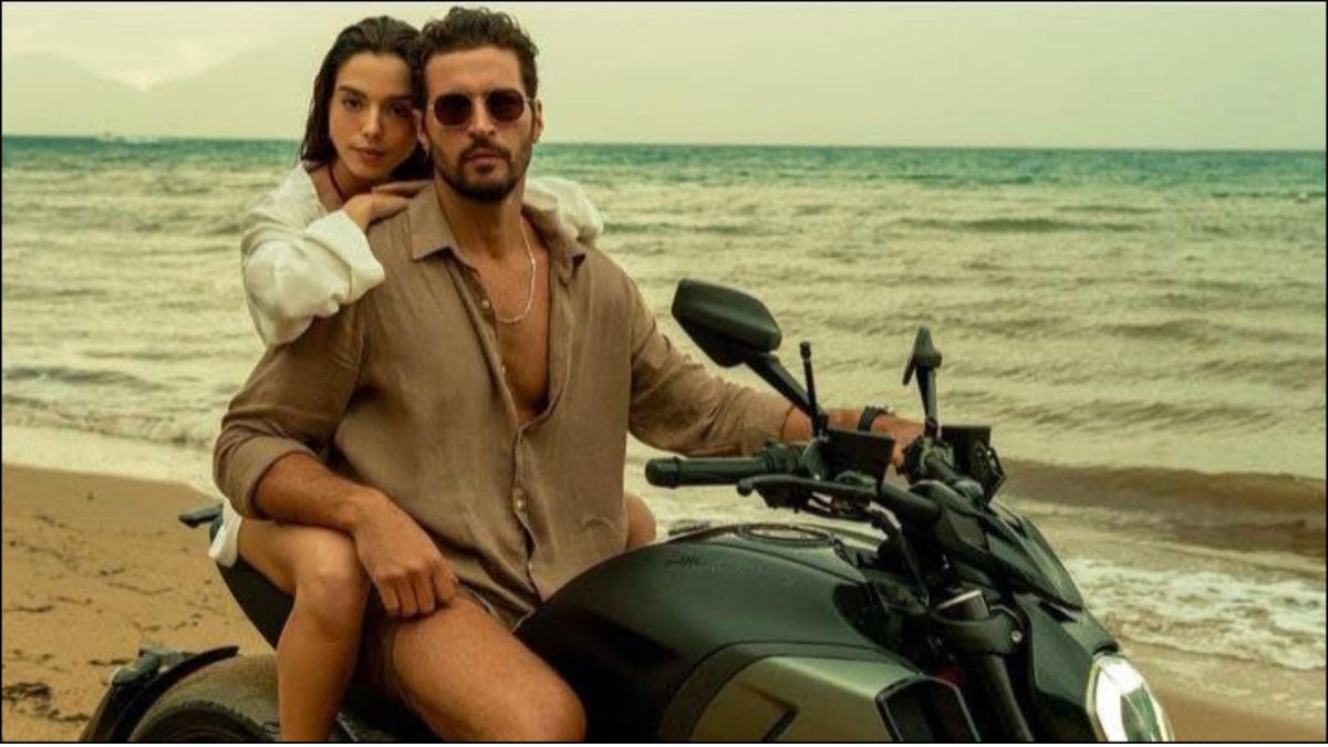 Giovanna Lancellotti e Leandro Lima in una scena di I vantaggi del tradimento, thriller erotico brasiliano Netflix 2023