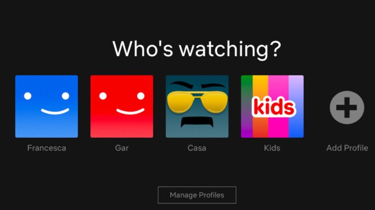 Condivisione account Netflix