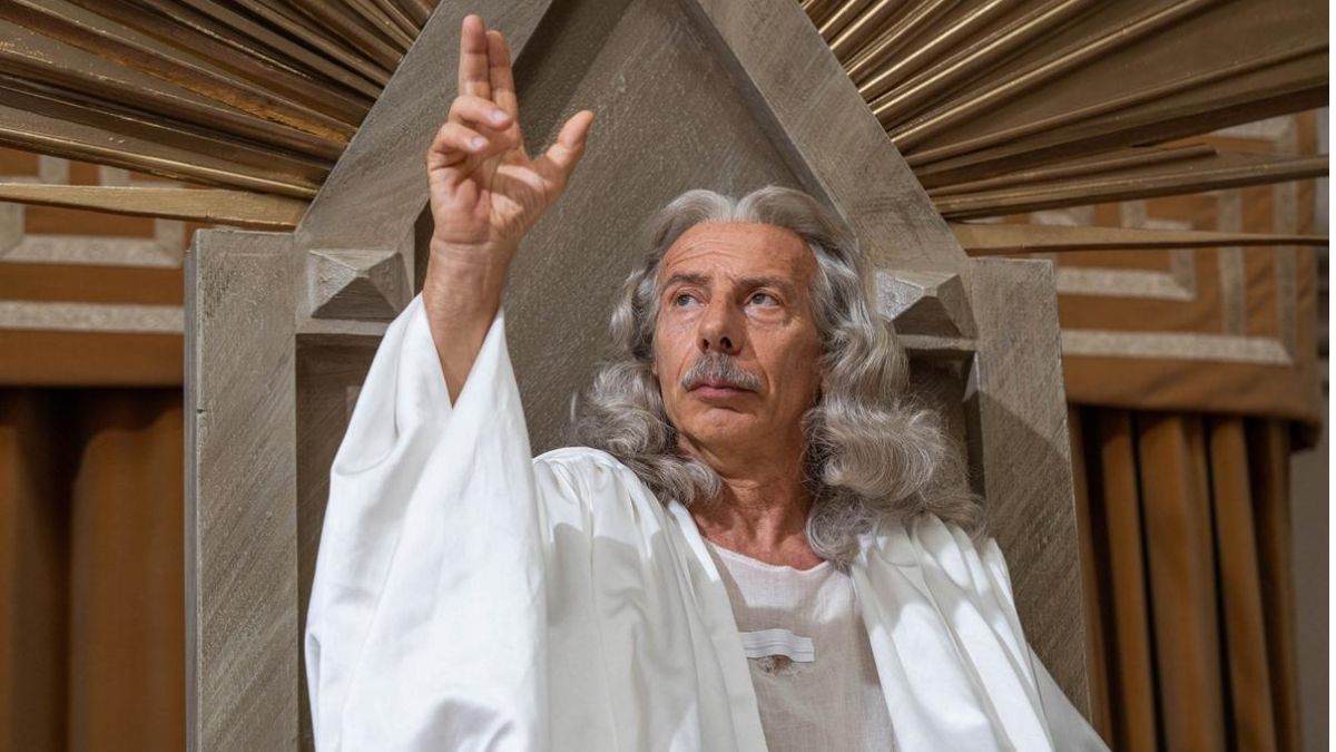 Santocielo film di Francesco Amato - Giovanni Storti come Dio Padre
