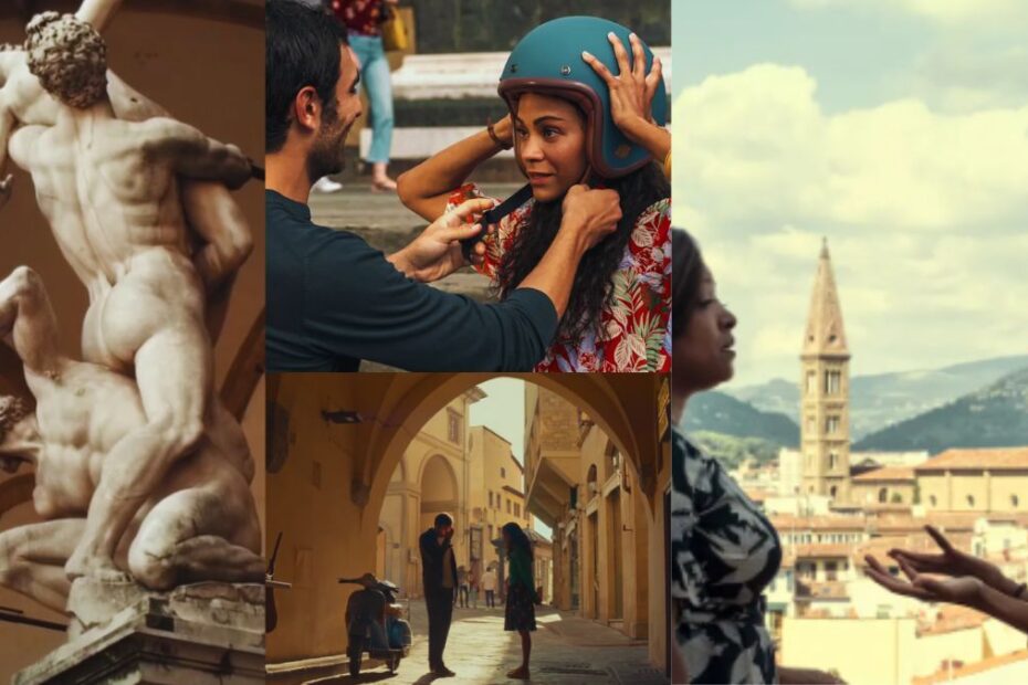 Ecco le location italiane di From Scratch, la serie romantica di Netflix, girata tra Firenze e la Sicilia, con li premio Oscar Zoe Saldaña.