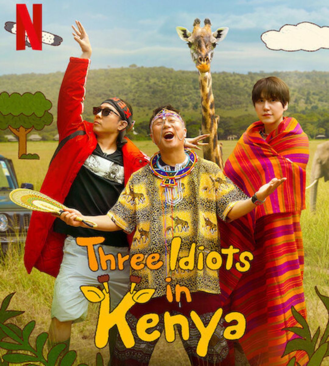 Three Idiots in Kenya è il nuovo travel-vlog di Netflix: tre amici, zero filtri, tanta leggerezza e un Kenya spettacolare.