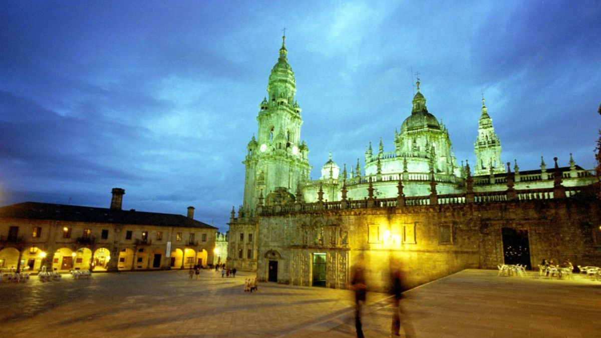 Plaza de la Quintana - Santiago de Campostela - Location Lobo Netflix