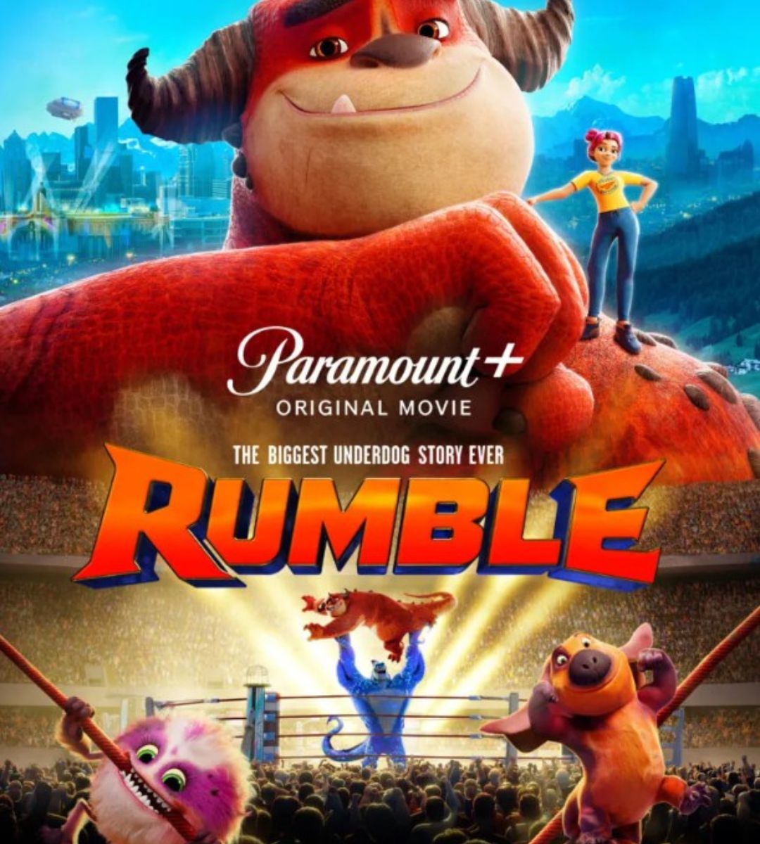 Il cartone Rumble è nella Top 10 Netflix! Wrestling di mostri, salsa e amicizia in un film d'animazione dalla storia unica e appassionante.