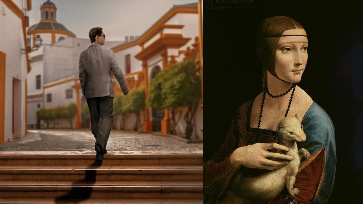 Berlino e la Dama con l'ermellino su Netflix: Pedro Alonso a Siviglia e il ritratto originale di Leonardo da Vinci