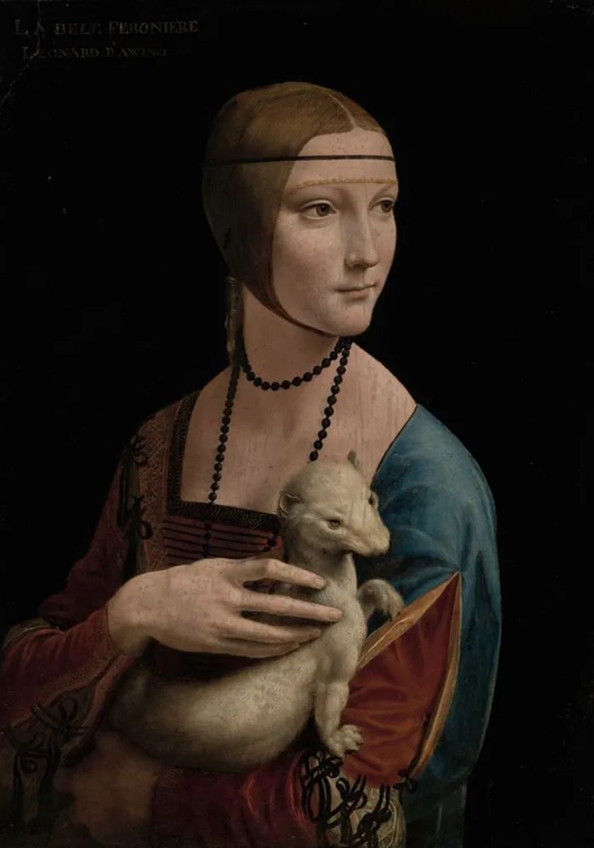 Dama con l'ermellino: ritratto di Cecilia Gallerani dipinto da Leonardo da Vinci