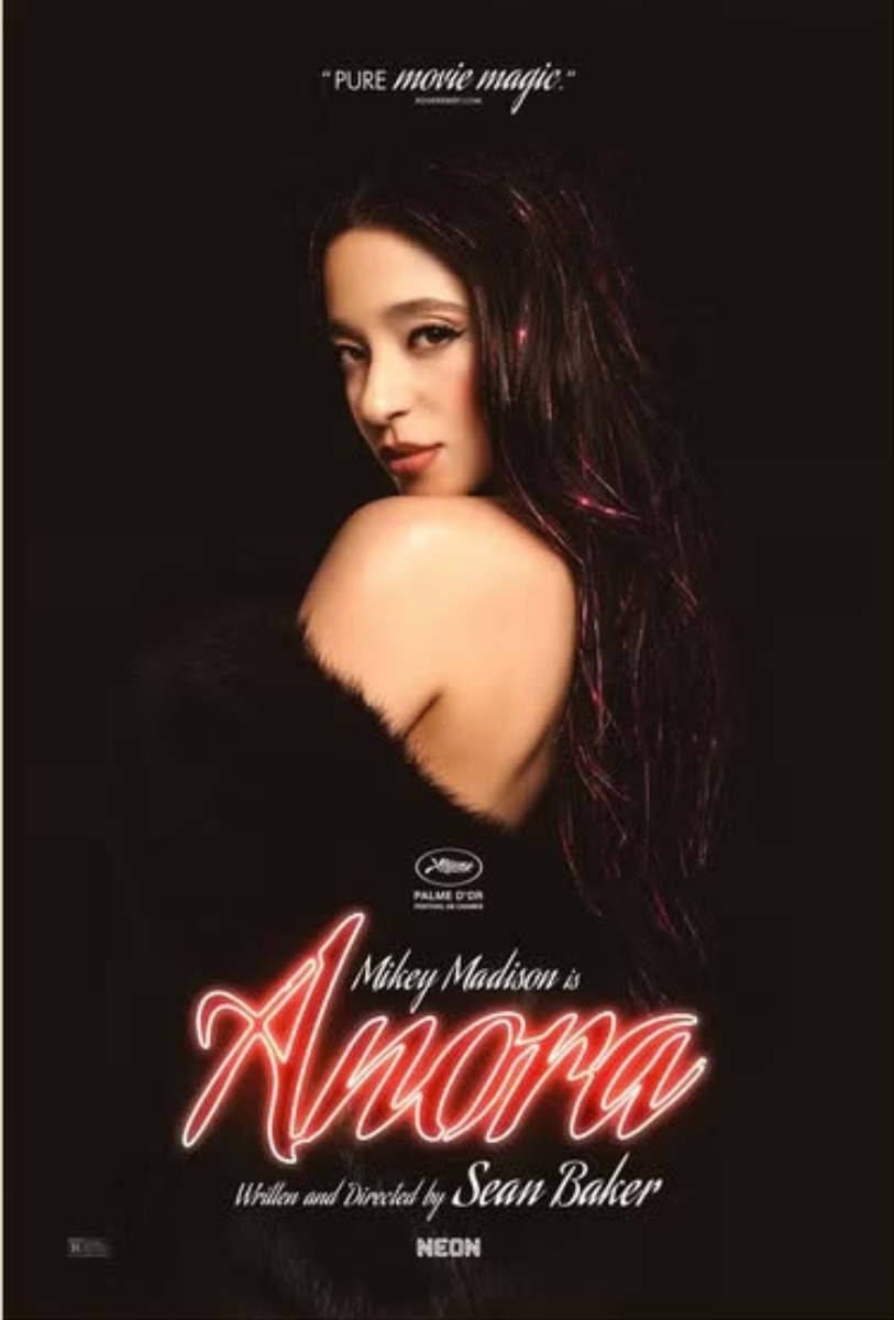 Anora, poster ufficiale del film Premio Oscar con Mikey Madison su Netflix