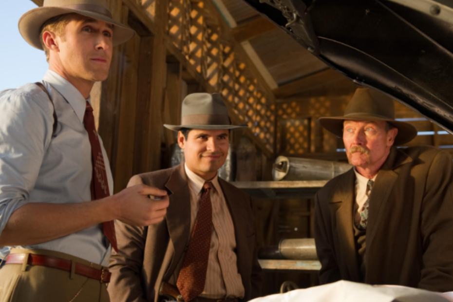 in foto i protagonisti del film Gangster Squad