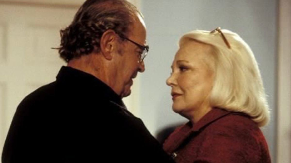 Gena Rowlands e James Garner nel ruolo di Allie e Noah anziani in The Notebook