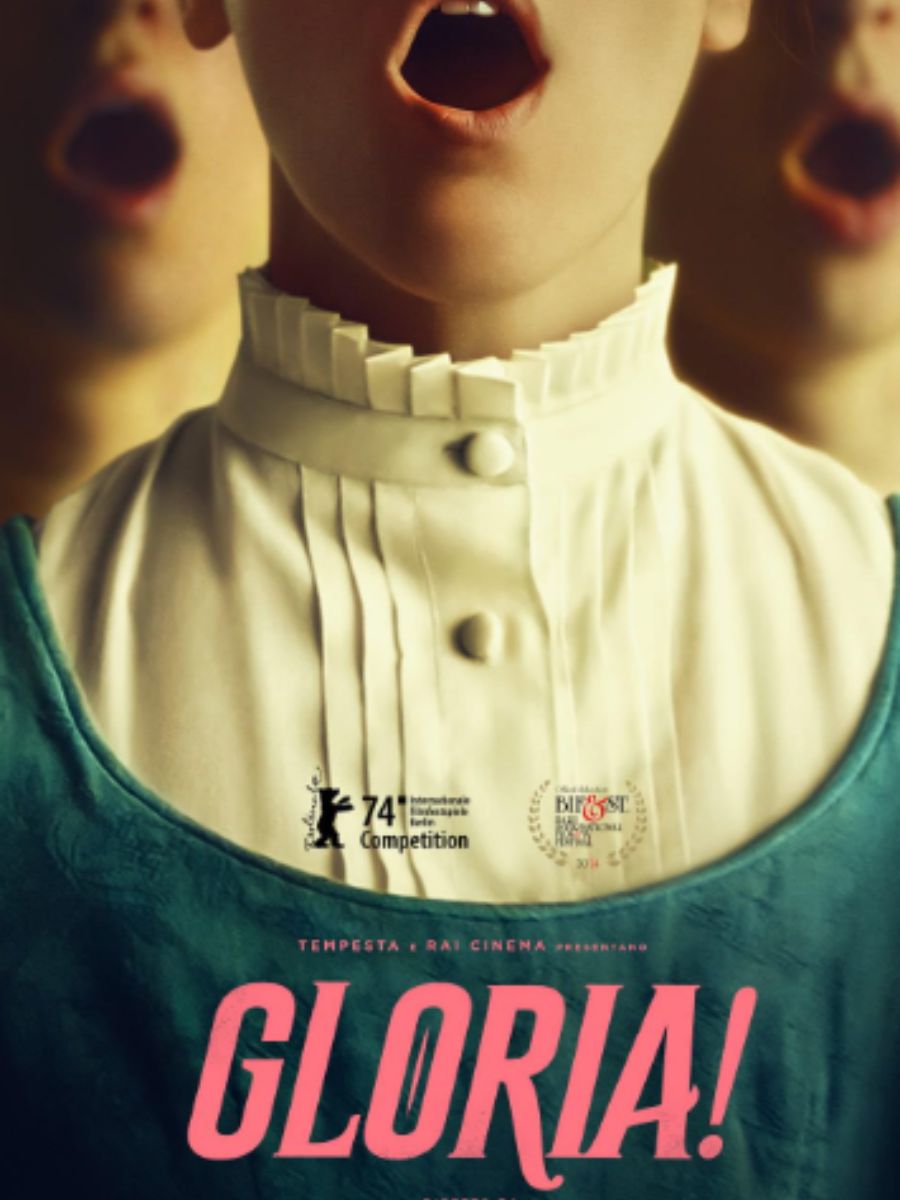 in foto la copertina del film Gloria!