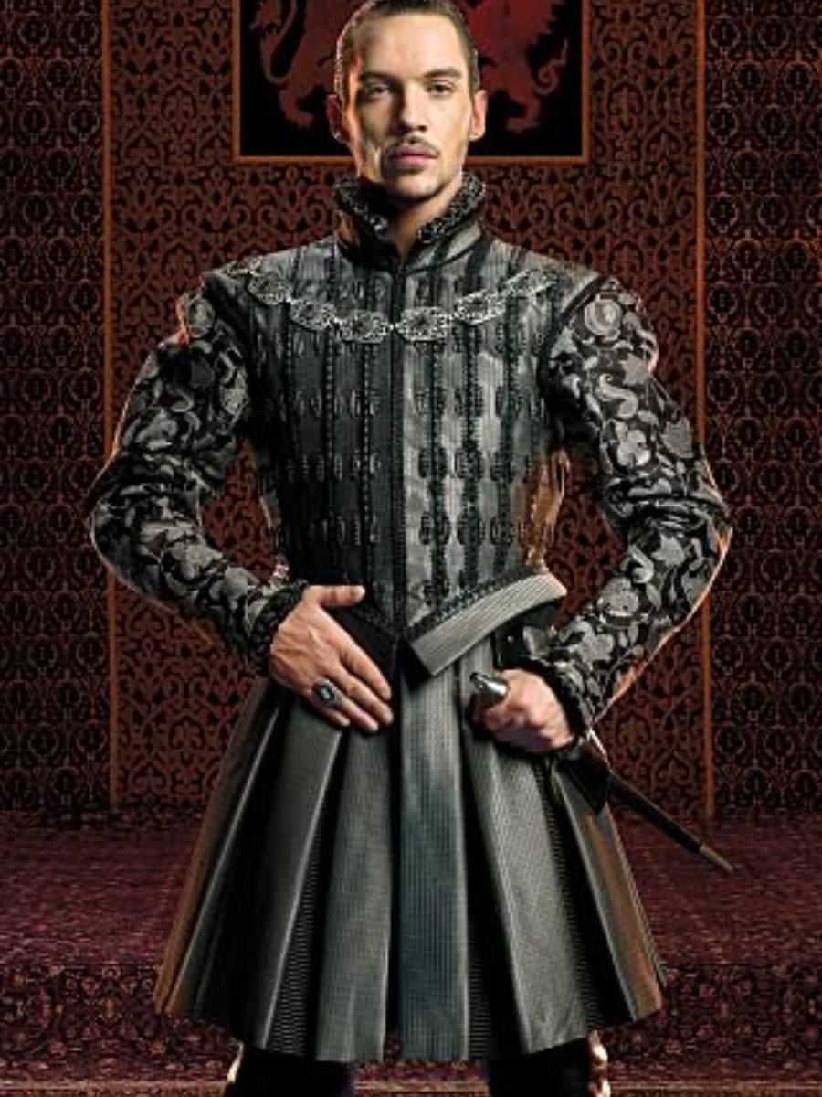 in foto il protagonista della serie i Tudors