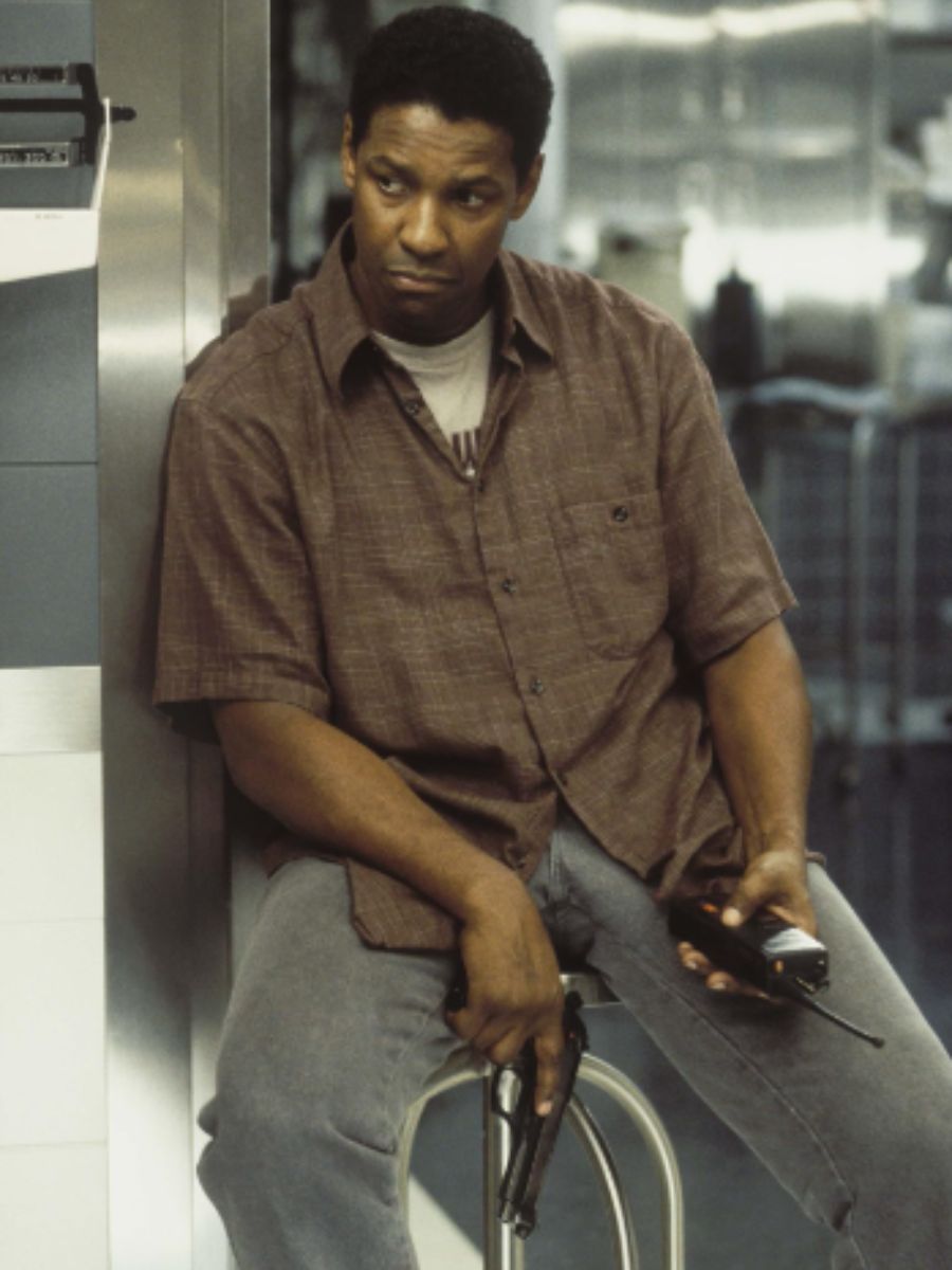 In foto Denzel Washington il protagonista del film John Q