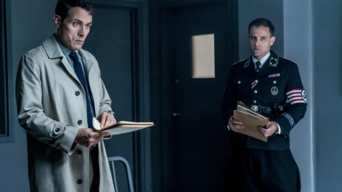 In foto i protagonisti della serie tv L’uomo nell’alto castello