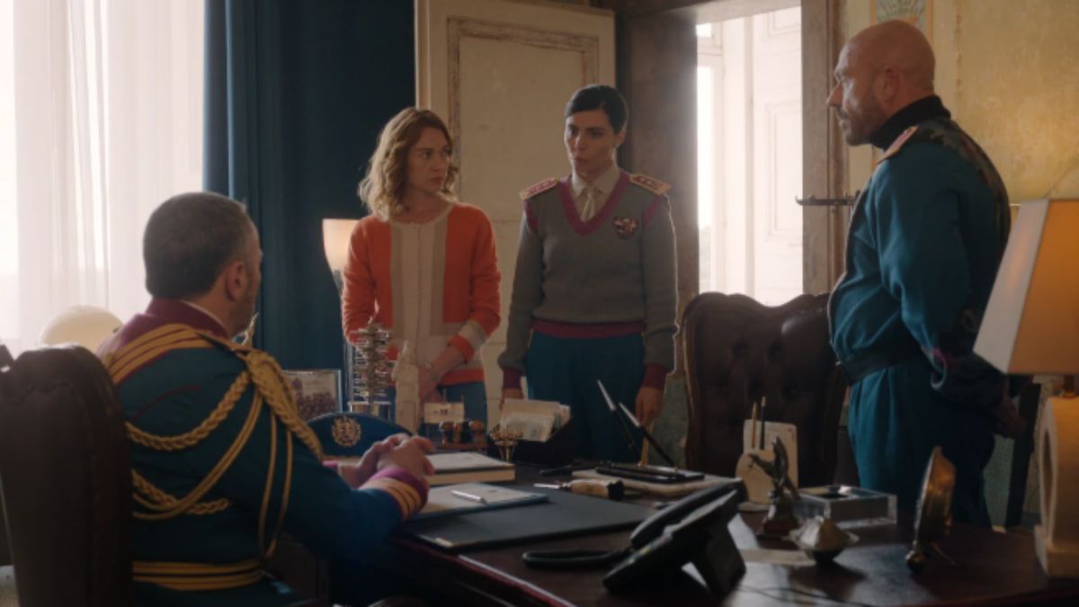 In foto i protagonisti della serie tv Minerva – La Scuola