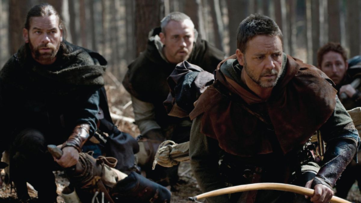 In foto i protagonisti del film Robin Hood