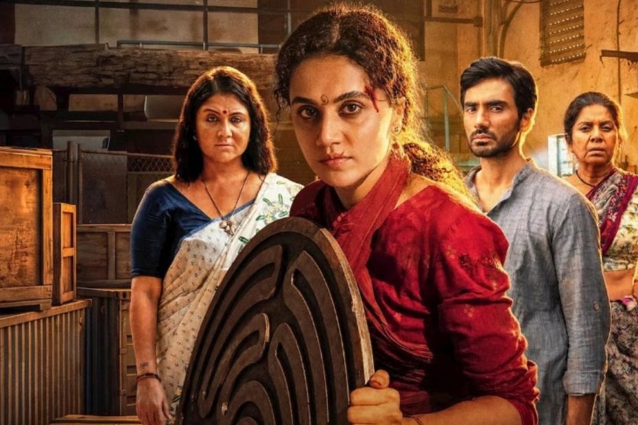 in foto i protagonisti del film Gandhari su Netflix