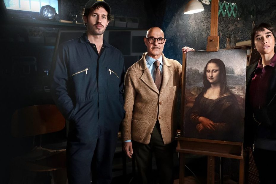 Stanley Tucci vuole rubare la Gioconda in Masterplan su Prime Video. Scopri trama, cast, recensioni e perché il film divide la critica.